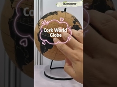 Cork Globe World Globe Pinboard Track Travels Marker Pushpins