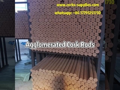 Dia.45-160mm Agglomerated Cork Rods Pressed Cork Sticks Model Making