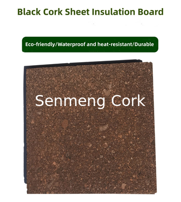 Buy Eco-Friendly Black Cork Sheet Dark Cork Board Roll Tiles For Crafts online manufacture