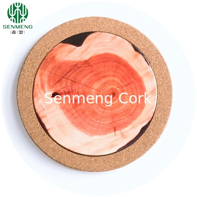 Buy Sustainable Natural Rectangular Heat Insulation Antislip Cork Hot Placemats online manufacture