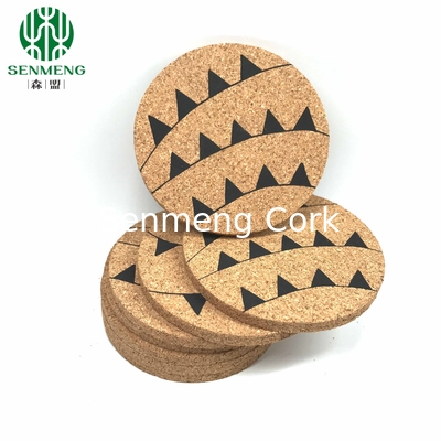 Buy Natural Wholesale Round Cup Mat Customized Eco Friendly Cork Coaster online manufacture