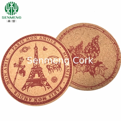 Buy Hot Sale Factory Price Custom Size Cork Coaster Resistant Cork Cup Mats online manufacture
