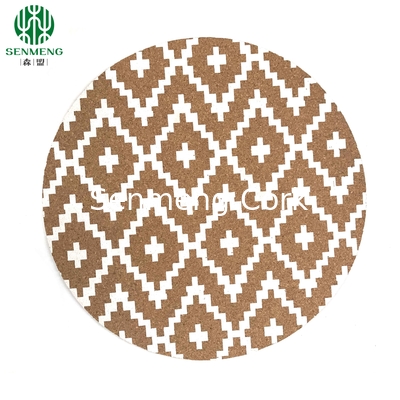 Buy Cork Cup Mat Natural Wholesale Custom Logo Resistant Kitchenware Cork Coaster online manufacture