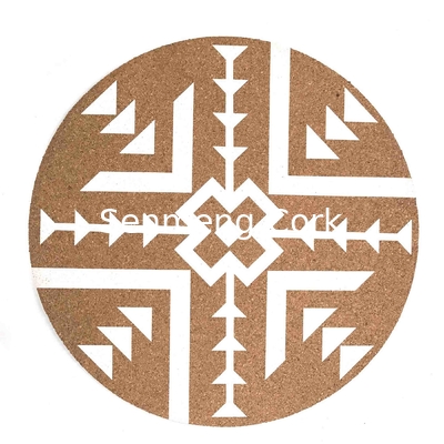 Buy DIY Personalized Round Cork Placemats Trivets Antiskid Good Resilience online manufacture