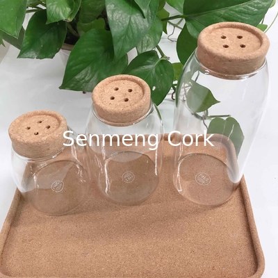 Buy LFGB Yuelin Glass Bottle Corks Lid Container Storage Jar 0.9*0.7in online manufacture