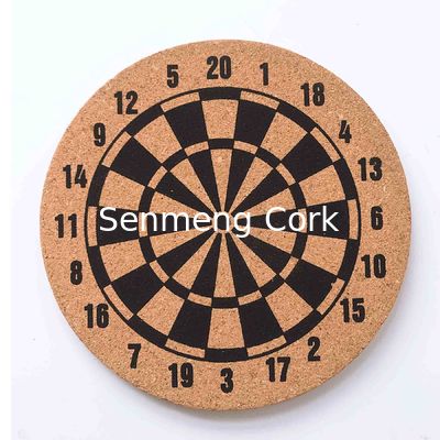 Buy BSCI Durability Cork Dart Board Backboard Wall Protector Dia12'' 17'' online manufacture