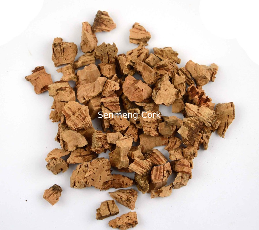 0.5mm To 6mm Granulated Cork Raw Material Cork Particles Antiacid