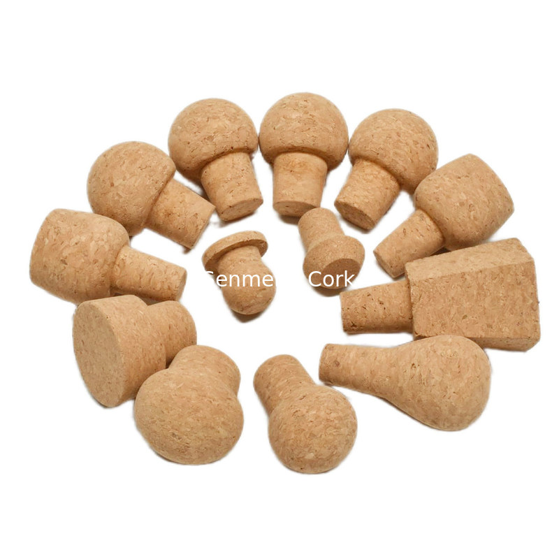 BSCI T Cork Stoppers Customized Wine Corks Tearproof High Density
