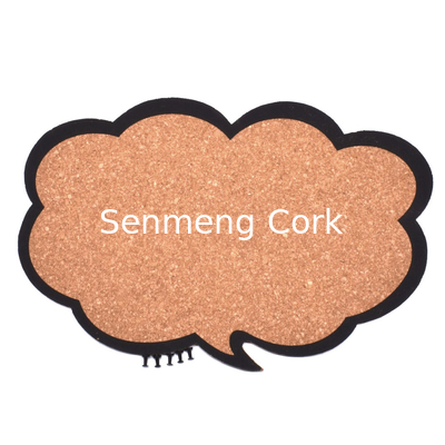Speech Bubble Talking Decorative Cork Bulletin Board For Children'S Room
