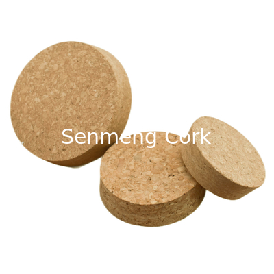 Agglomerated Natural Cork Stopper Lid For Sealing Glass Bottle Jars