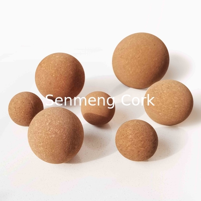 Dia 60mm Natural Cork Lids Ball Non Toxic For Glass Jar
