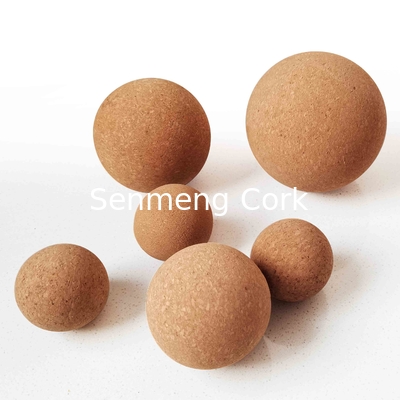 Dia 70mm BSCI Natural Cork Ball Lid Heat Resistance Moisture Proof For Jars