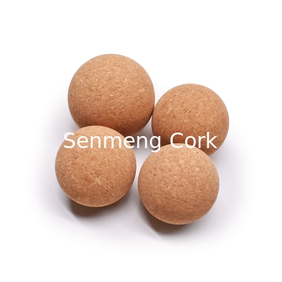 50mm - 100mm Yoga Cork Massage Ball Promoting Blood Circulation