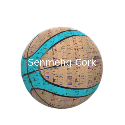 Wearproof Anti Slip Cork Basketball For Playground 27.5 Inches