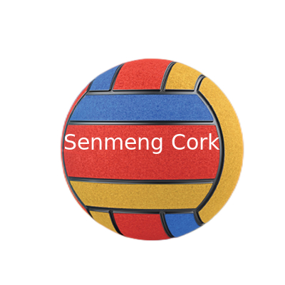 8 Inches Custom Cork Volleyball Reduced Stinging For Sports
