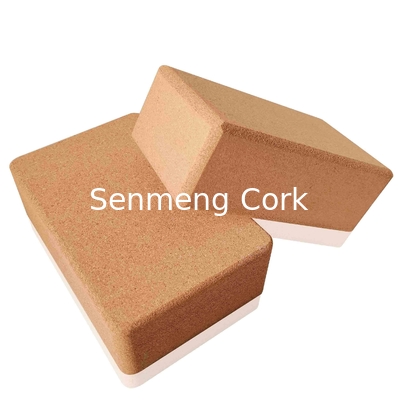 Fitness Natural Cork Yoga Block Bricks Sweat Absorbing Yoga Accessories