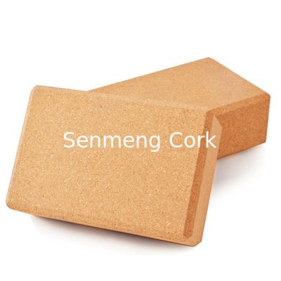 Non Slip Cork Yoga Blocks Brick Prop For Pilates Meditation