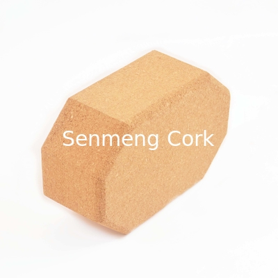 High Density Yoga Cork Bricks Non Slip Surface Yoga Accessories Octagonal Blocks