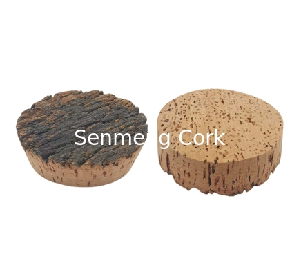 Natural Rough Bark Top Corks Stoppers Lids Good Sealing For Jars