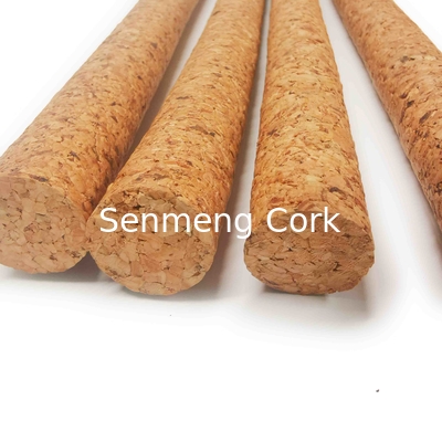 Dia 25mm Agglomerated Cork Sticks Rod For Wine Stoppers