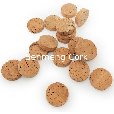 Dia 26.5mm Cork Discs Thickness 6mm For Wine Corks Twin Disc Stoppers