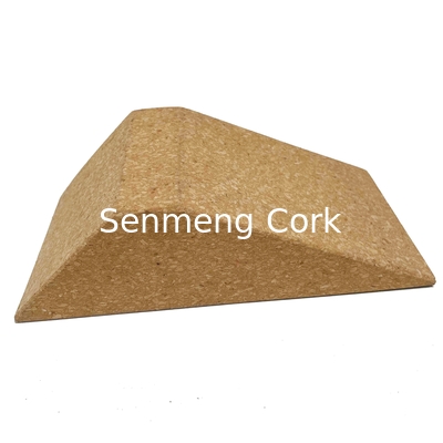 Non Slip Cork Yoga Squat Wedge Block Lightweight Fitness