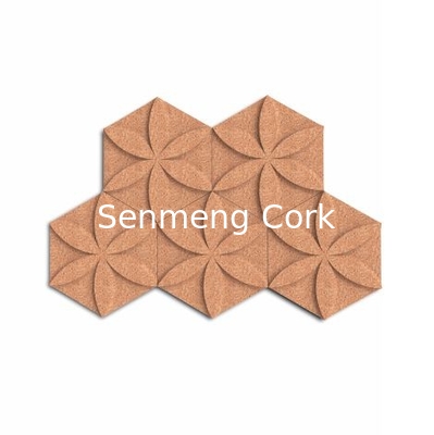 High Quality Customized Cork Wall Panels Good Acoustic Heat Insulation