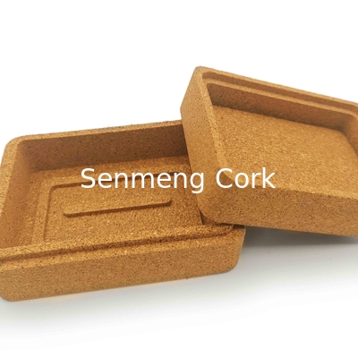 Natural Cork Soap Dish Container Box Case Holder Waterproof Anti-Corrosion