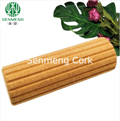 High Density Natural Release Fitness Exercising Cork Yoga Massage Roller