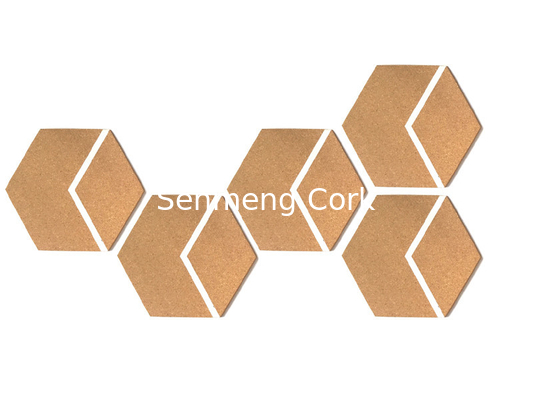 DIY Hexagon Bulletin Board Tiles Adhesive