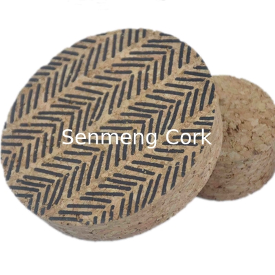 Sublimation Agglomerated Tapered Cork Lid Mason Jar Cork Lid Airtightness