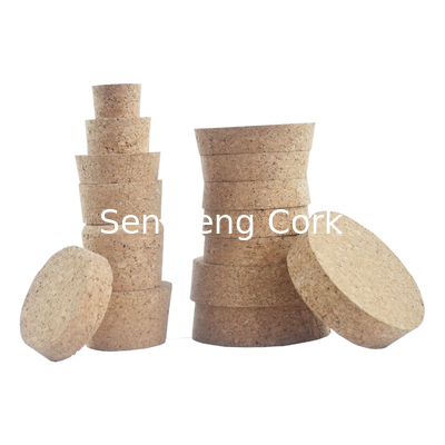 Agglomerated Tapered Cork Stopper DIY Candle Glass Jar Cork Lid ISO9001