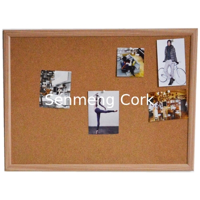 ODM ISO9001 Antiwear Decorative Cork Board Wooden Framed Notice Boards