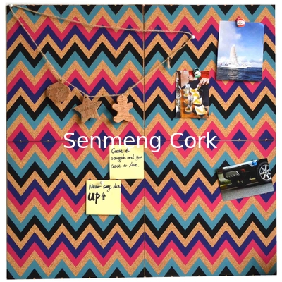 FSC Custom Cork Board 4 Pack Self Adhesive Cork Tiles Eco Friendly