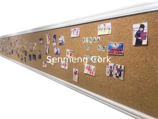 College Heatproof Wood Pin Natural Cork Panels Background Antitear LFGB