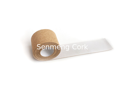 ISO9001 Self Adhesive Cork Strip Cuttable 25m Cork Bar Tape