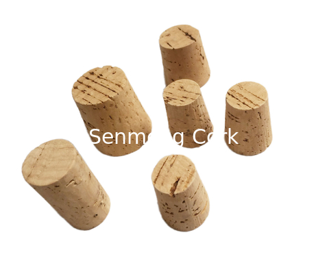 Small Tapered Conical Cork Bottle Stopper Replacement Flexibility ODM