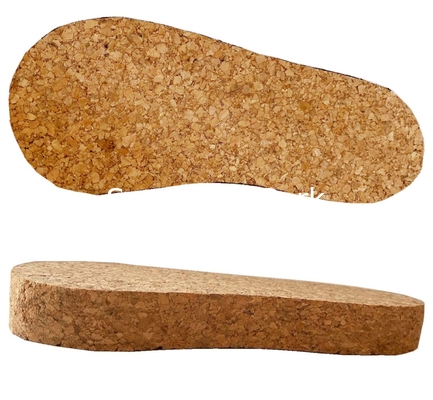 Tearproof Natural Cork Sole Wedges Insoles Flexible Lightweight 5000pcs