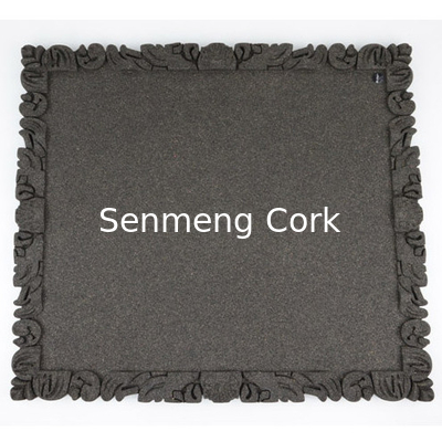 1.7cm Black Decorative Cork Boards Carbonized Cork Meassage Board