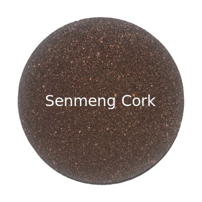 Black Carbonized Round Modern Cork Placemats Cork Trivets For Hot Dishes