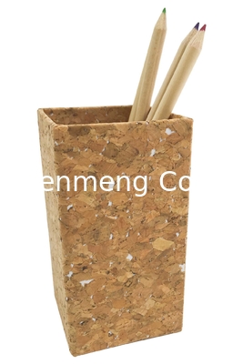 Eco Natural Cork Fabric Cork Pen Holder Tearproof Wearproof