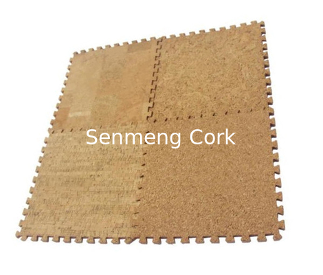 Eco Antiskid Natural Cork Pads Rectangular Cork Puzzle Mat Placemats 60x60cm