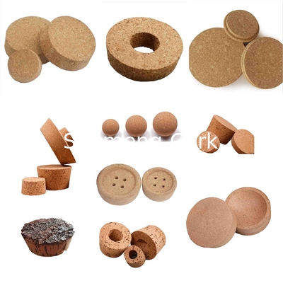 Damp Proof Heat Resistant Natural Cork Lids Bottle Wine Cork Stoppers