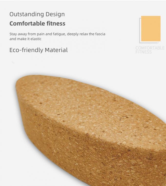 Eco Oval Cork Yoga Blocks Cork Brickf For All Types Of Yoga Pilates 0