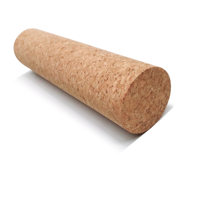 D95*300mm Cork Massage Roller Muscle Pain Tension Relief Eco Lightweight 0