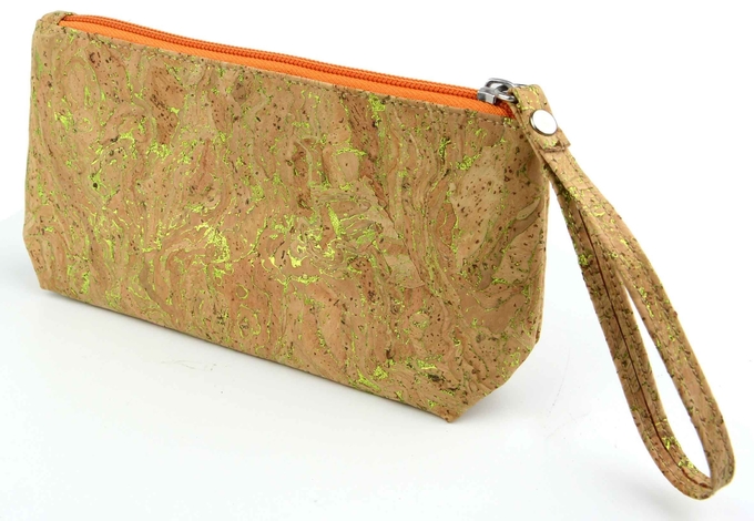 Scratchproof Makeup Cork Fabric Bags Lightweight Cork Toiletry Bag Eco 0